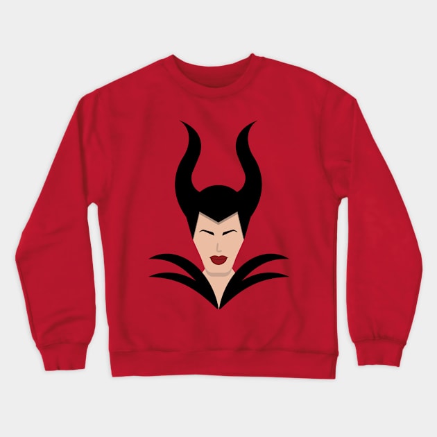 maleficent Crewneck Sweatshirt by Amrshop87